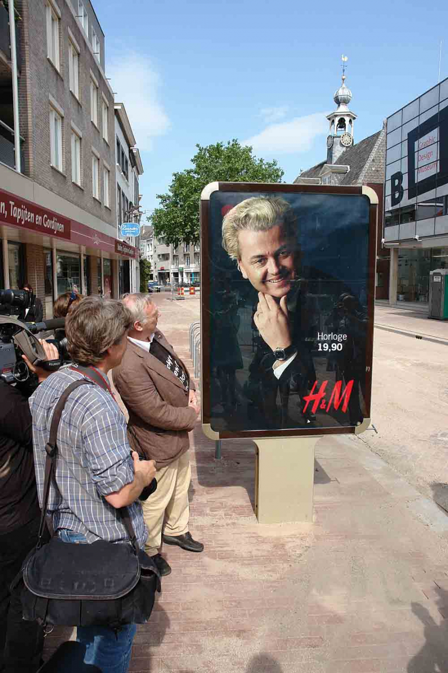 De betreffende foto met Geert Wilders